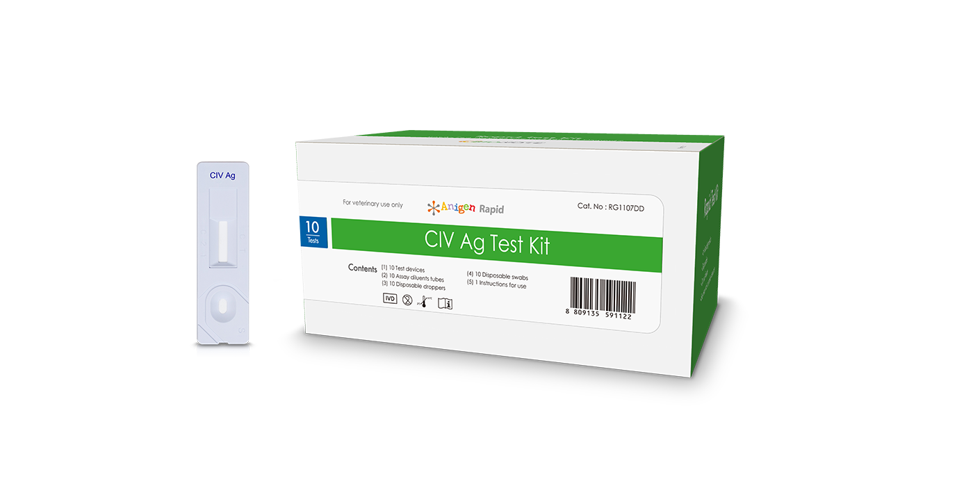 CIV Ag – Šunų gripo (Canine Influenza Virus) antigeno nustatymo greitasis testas