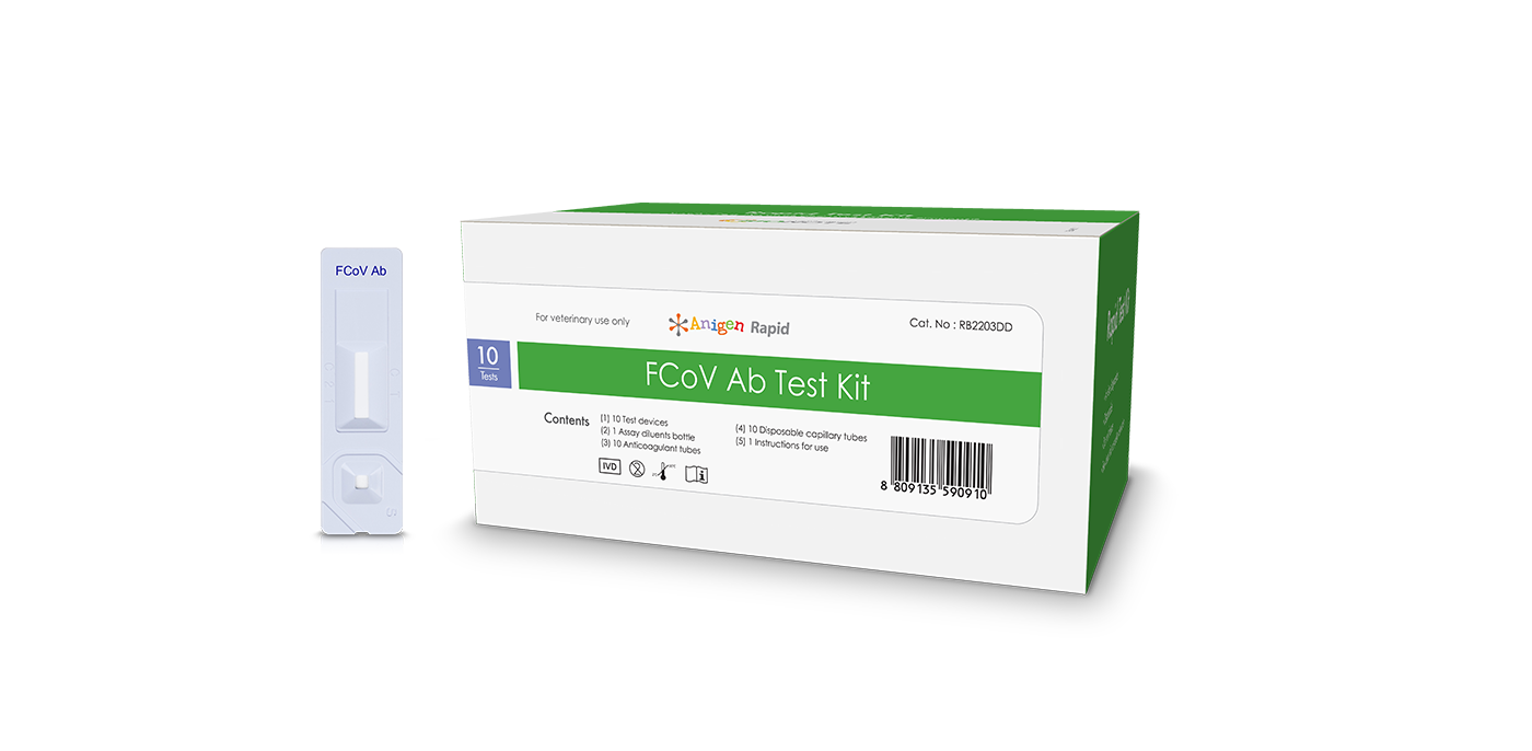 FCoV Ab – Korona viruso (FCoV) antikūnų nustatymo testas katėms